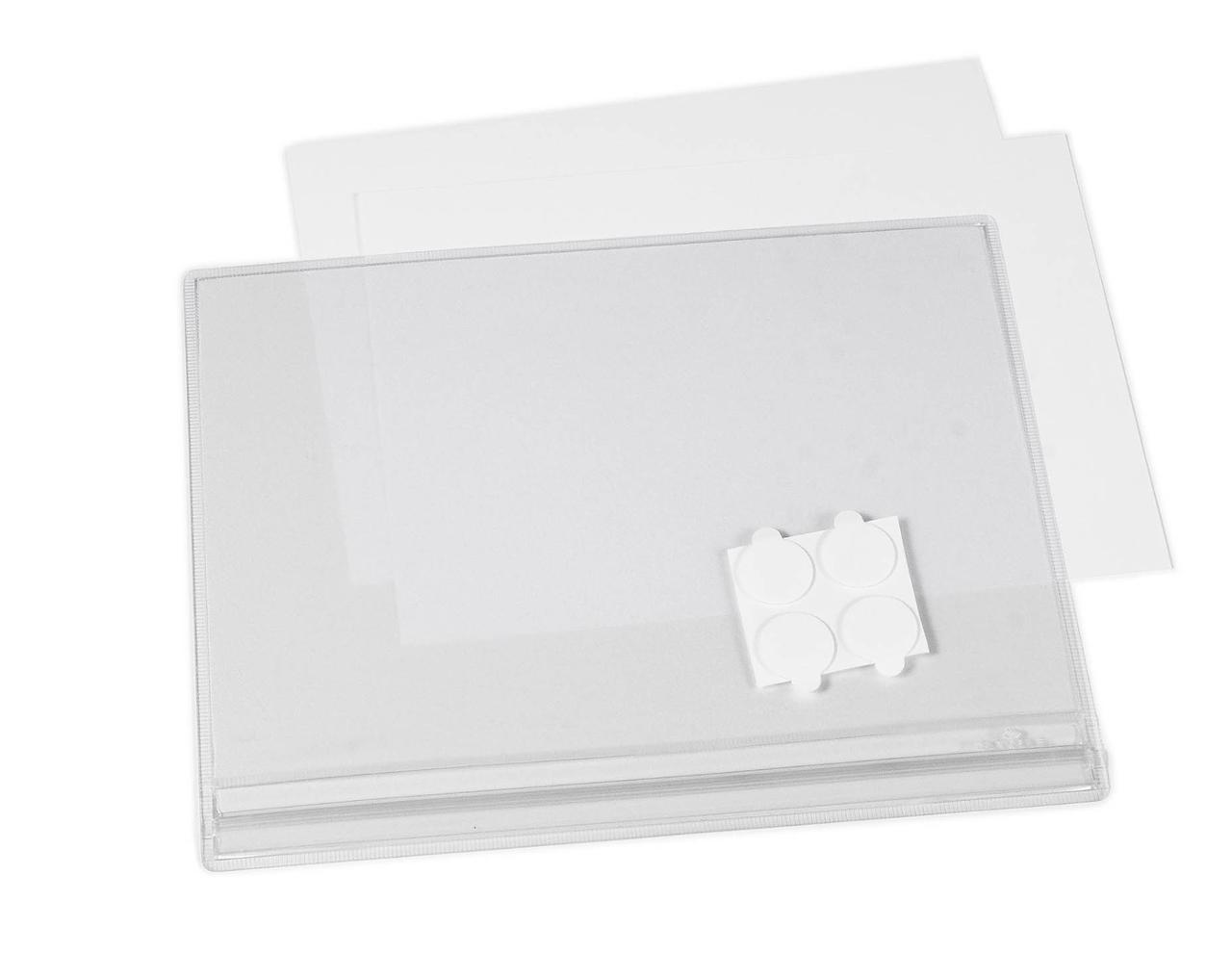 DURABLE Plastficka vattentålig A5 självhäftande 5/fp | Kontorsmaterial - Butiksmaterial - Skyltning | Kontorsexperten