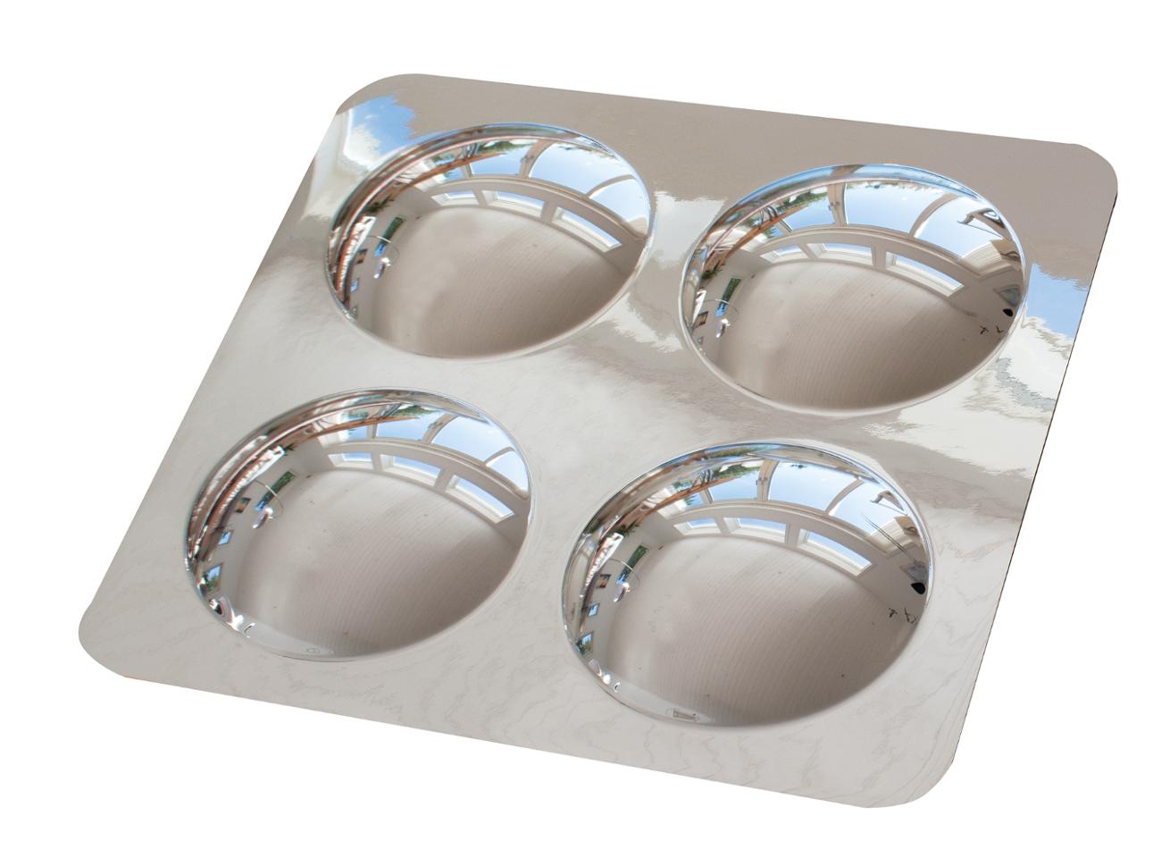 MYPAUZE Spegel med 4 konvexa kupoler | Skola och förskola - Klassrummet / Lära - Sensoriska produkter | Kontorsexperten