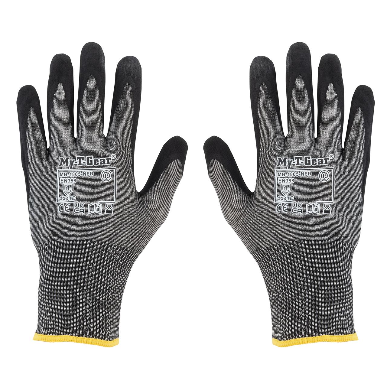 MY-T-GEAR Skärskyddshandske nitril D 7 | Skyddsutrustning - Skyddshandskar - Skär- och stickskyddshandskar | Kontorsexperten