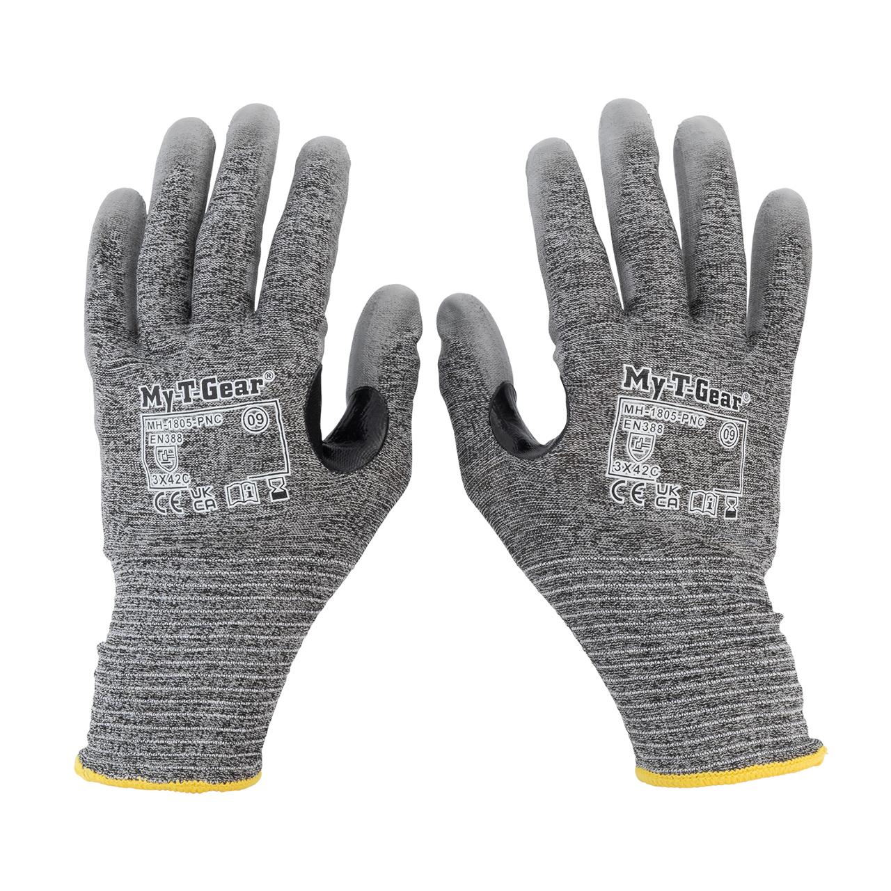 MY-T-GEAR Skärskyddshandske PU C 6 | Skyddsutrustning - Skyddshandskar - Skär- och stickskyddshandskar | Kontorsexperten