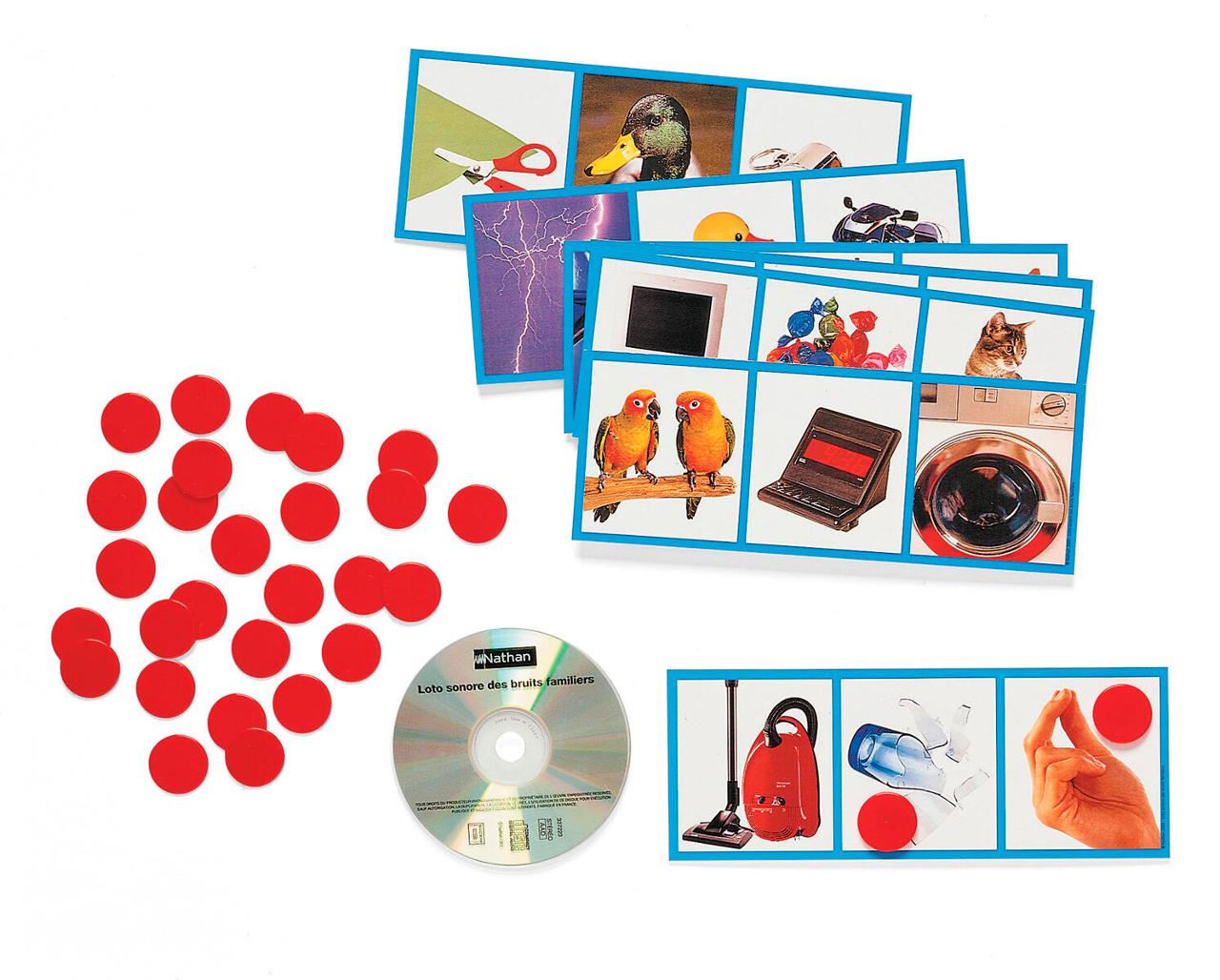 Ljudlotto vardagsljud | Skola och förskola - Lekmaterial - Spel - Från 3 - 4 år | Kontorsexperten