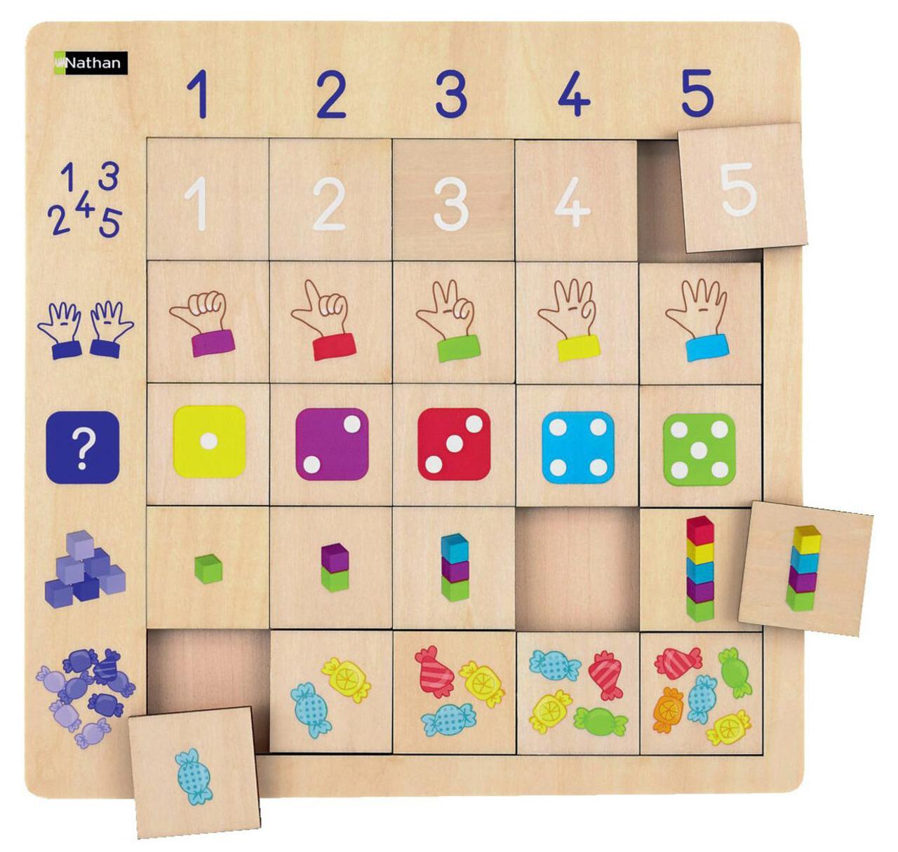 Logikpussel Antal | Skola och förskola - Lekmaterial - Pussel - Rampussel | Kontorsexperten