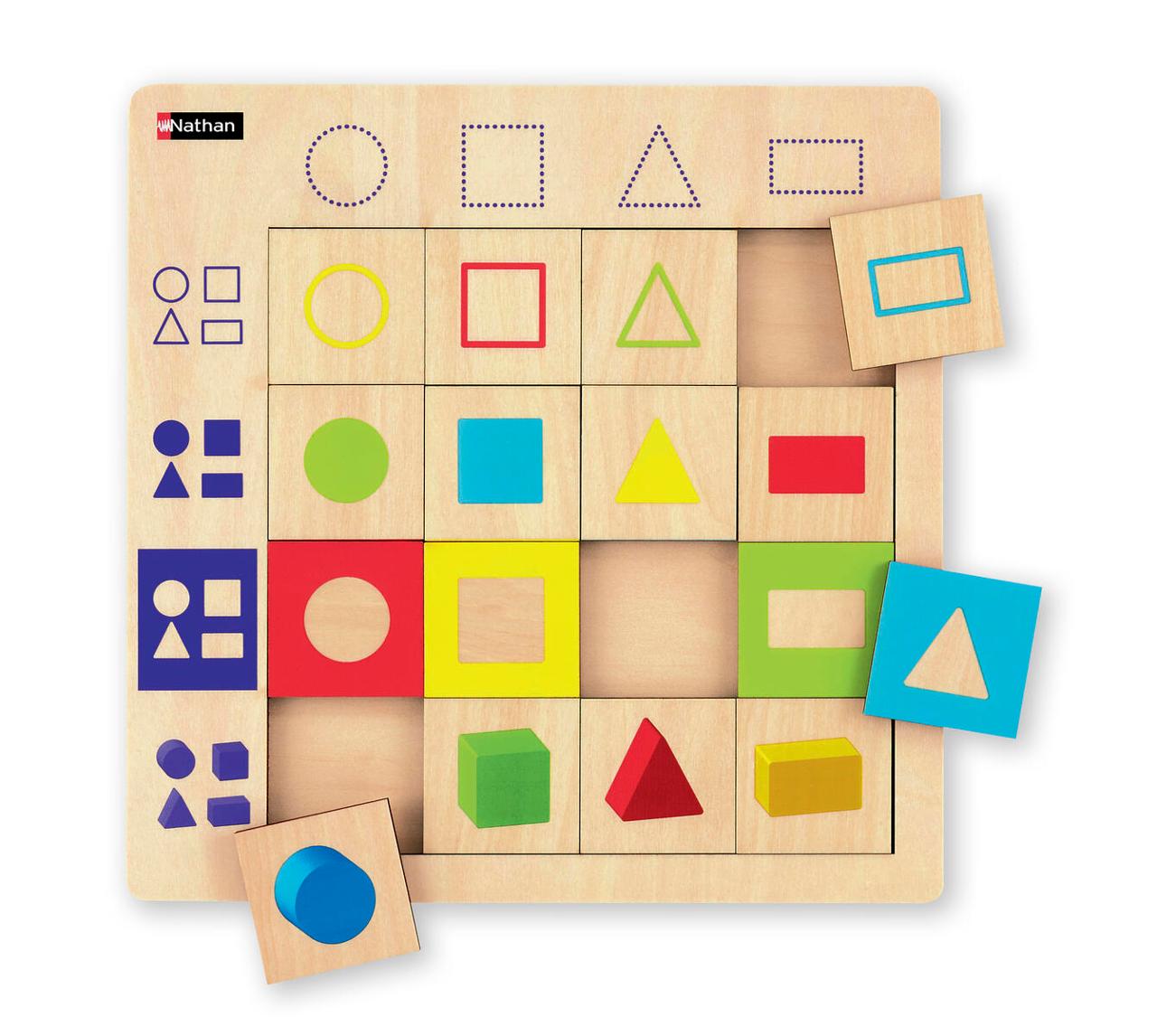 Logikpussel Form | Skola och förskola - Lekmaterial - Pussel - Rampussel | Kontorsexperten