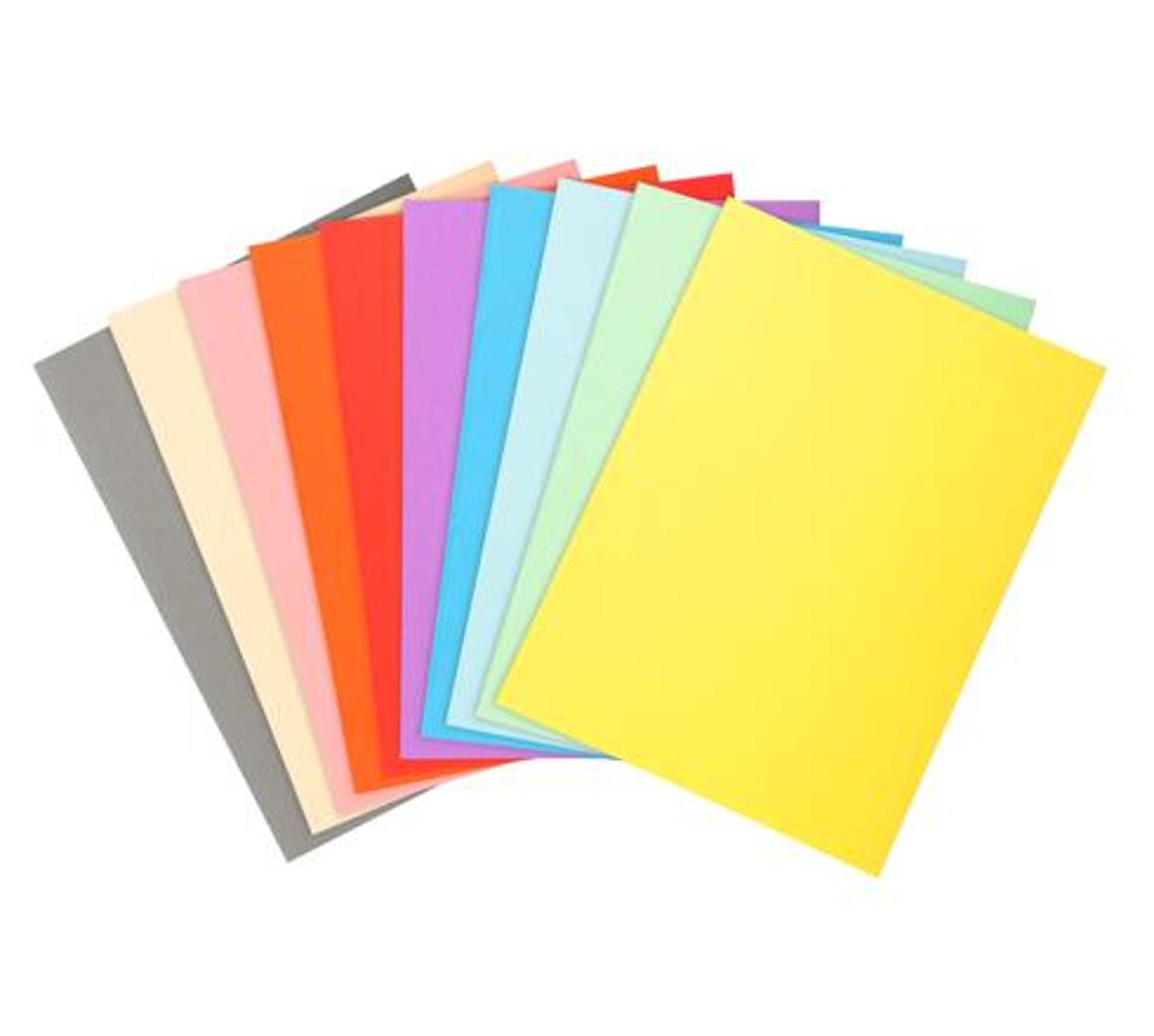EXACOMPTA Mapp utan klaff A4 sorterade färger 100/fp | Kontorsmaterial - Mappar och plastfickor - Mappar övriga | Kontorsexperten
