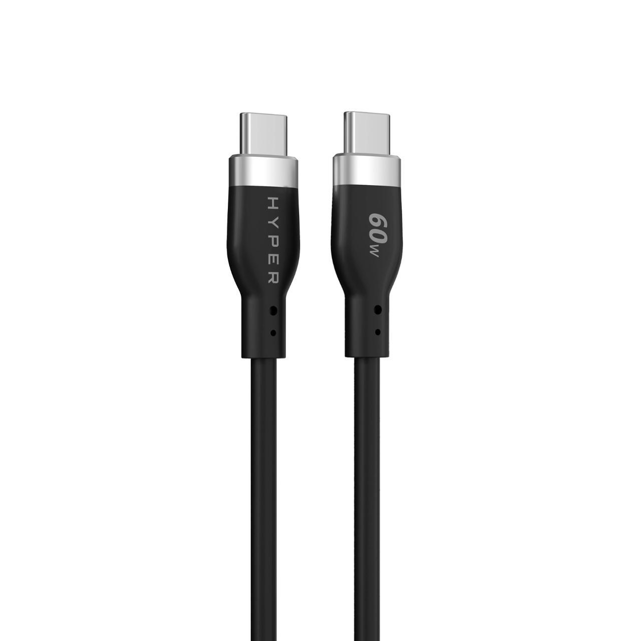 TARGUS Kabel USB-C - USBC-C 60W 1,5m sva | Datorprodukter - Kablar och adaptrar - USB-kablar | Kontorsexperten