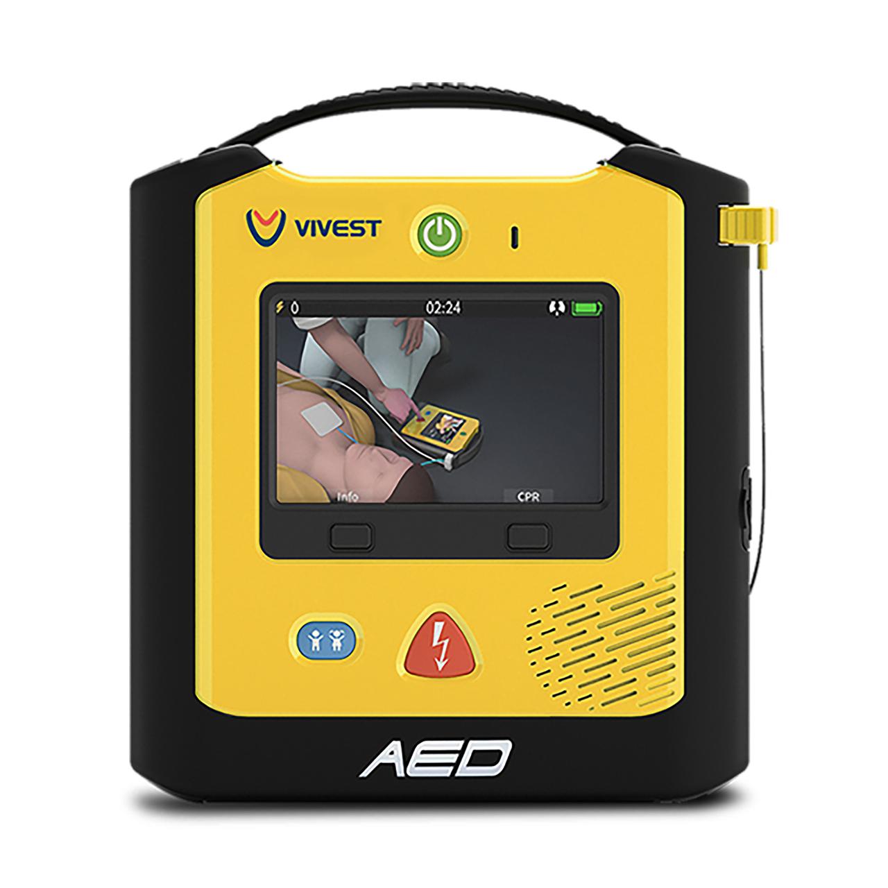VIVEST Hjärtstartare Serie 3 | Skyddsutrustning - Första Hjälpen - Hjärtstartare (AED) | Kontorsexperten