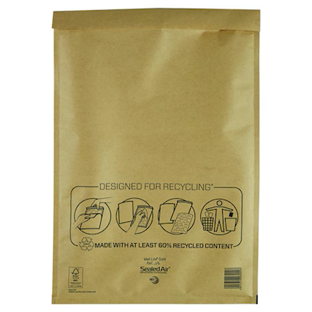 SEALED AIR Bubbelpåse 300x440cm J/6 brun 100/fp | Emballage och lagerutrustning - Kuvert och postemballage - Bubbelpåsar | Kontorsexperten