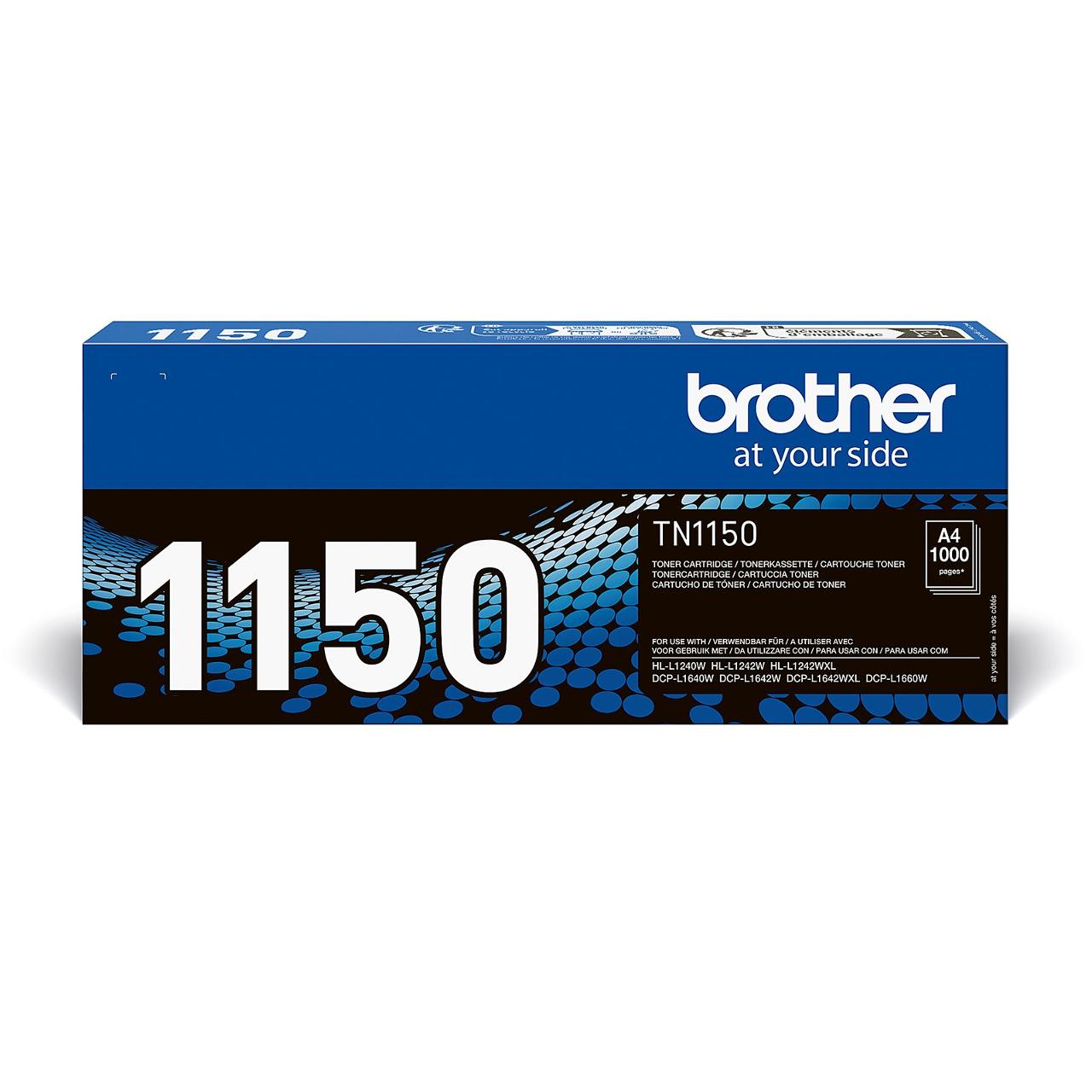 BROTHER Toner 1K TN1150 svart | Toner och bläck - Tonerkassetter - Toner Brother | Kontorsexperten