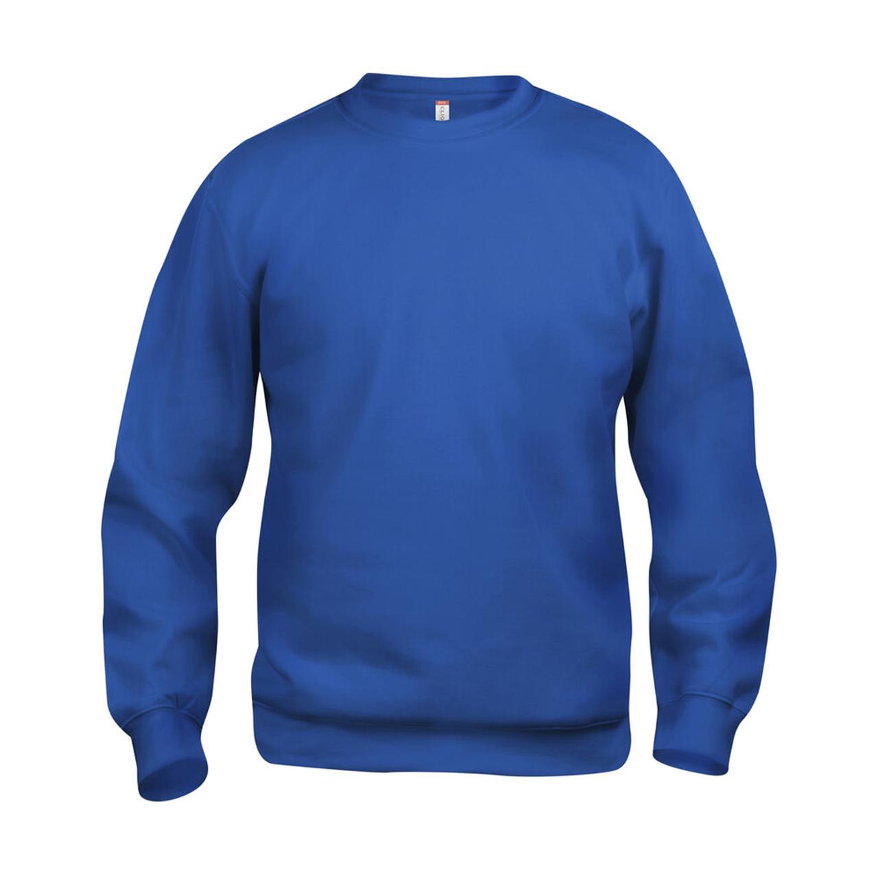 CLIQUE Sweatshirt 021030 royalblå XL | Arbetskläder - Arbetströjor - Sweatshirts och koftor | Kontorsexperten