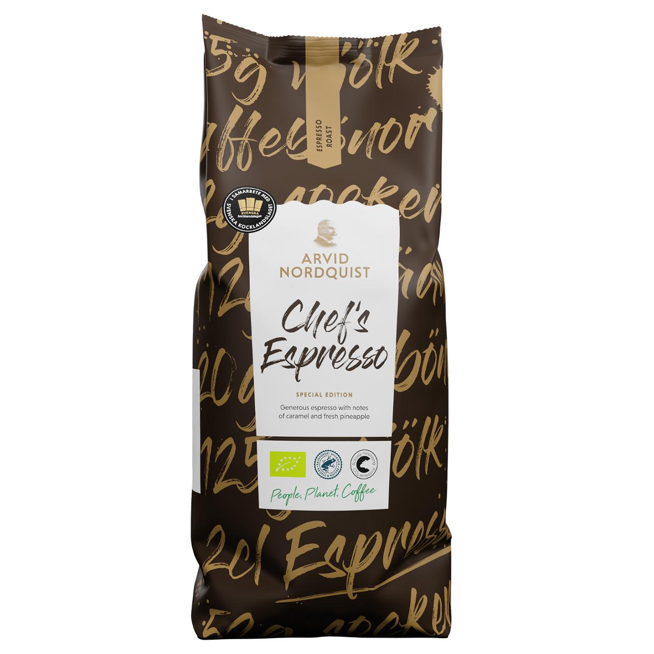 ARVID NORDQUIST Kaffe Chef&acute;s Espresso Hela B&ouml;nor 1kg