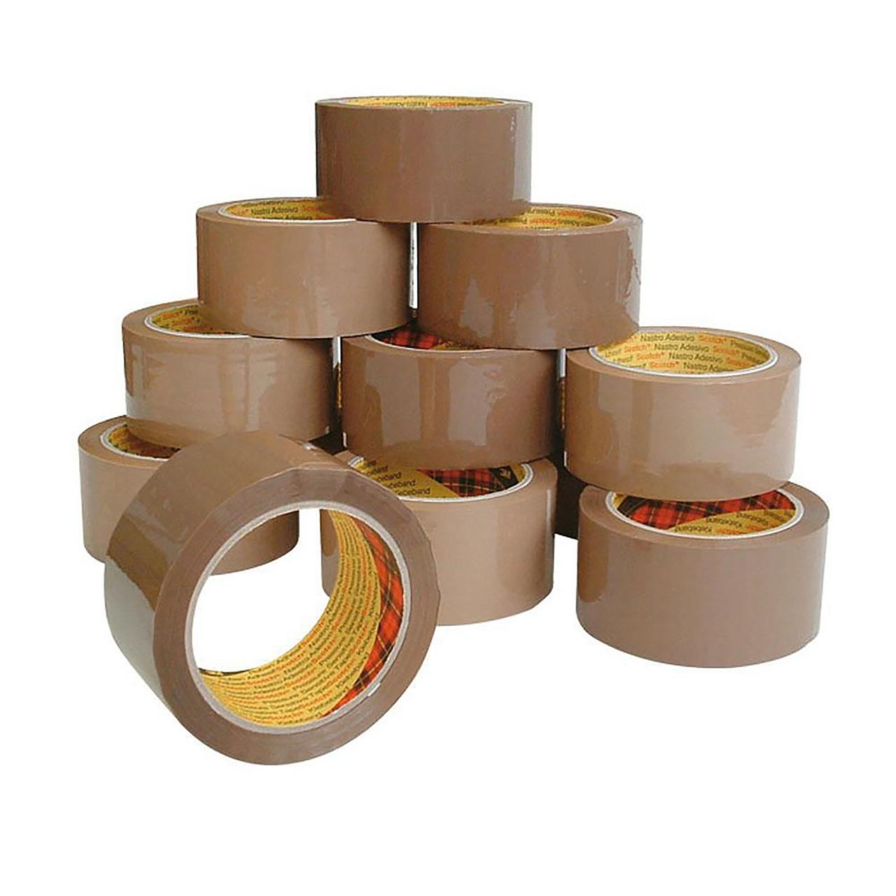 SCOTCH Packtejp 371 PP 38mmx66m brun | Emballage och lagerutrustning - Packtejper - Packtejp PP | Kontorsexperten
