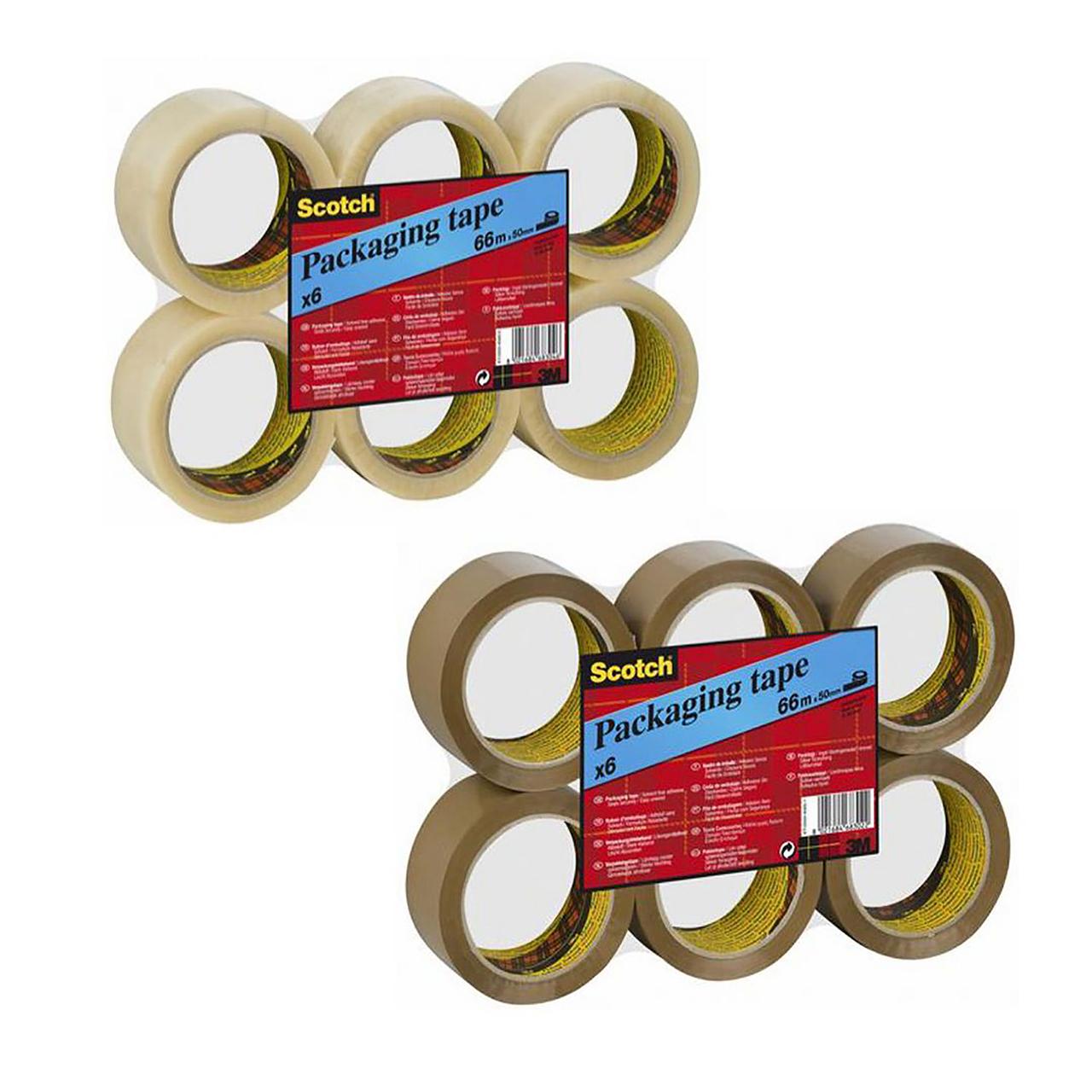 SCOTCH Packtejp 371 PP 38mmx66m klar | Emballage och lagerutrustning - Packtejper - Packtejp PP | Kontorsexperten