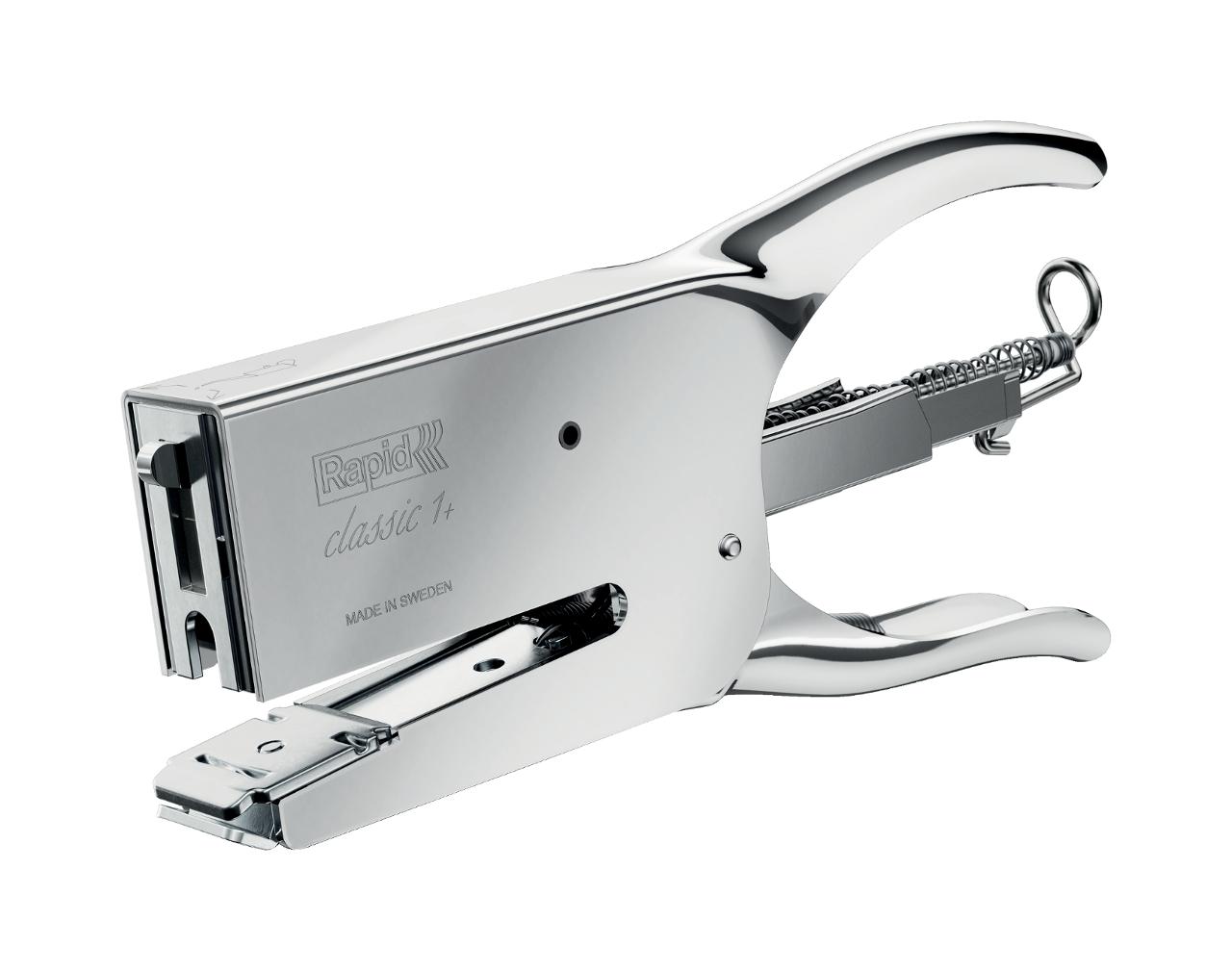 RAPID Häfttång Classic K1, 50 ark, justerbart mothåll, krom, metall | Kontorsmaterial - Till skrivbordet - Häftpistoler och häfttänger | Kontorsexperten