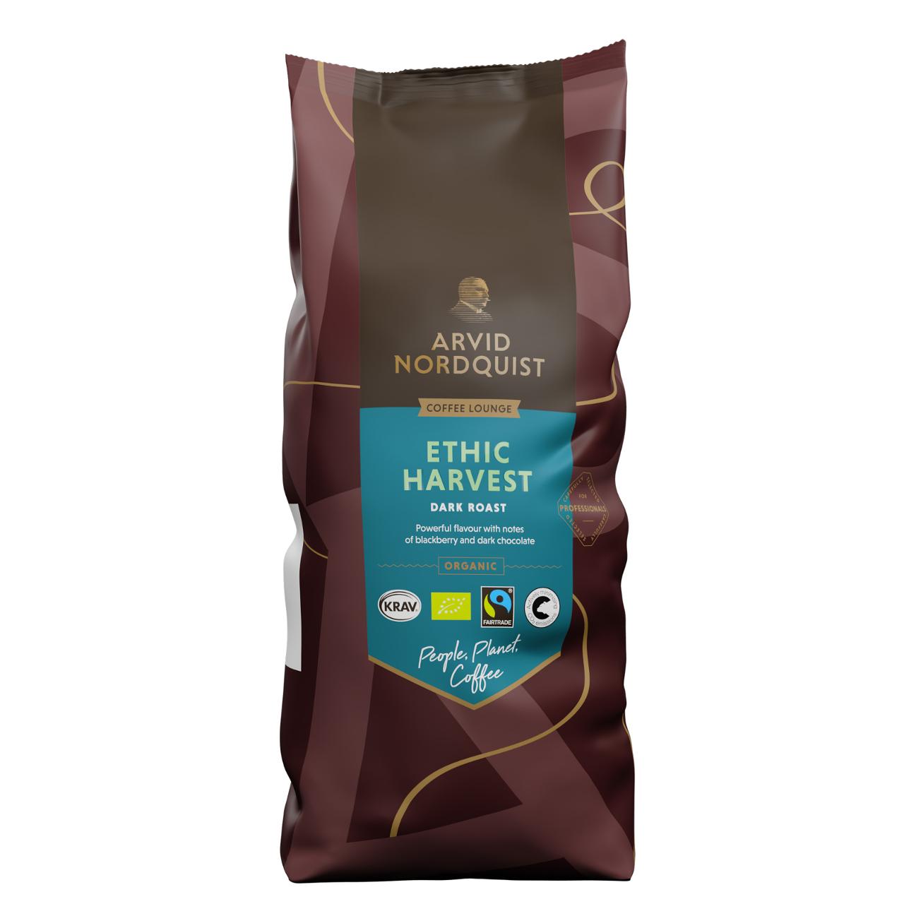 ARVID NORDQUIST Kaffe Ethic Harvest, malet kaffe, mörkrostat, 1kg | Kök och servering - Kaffe och te - Automatkaffe | Kontorsexperten