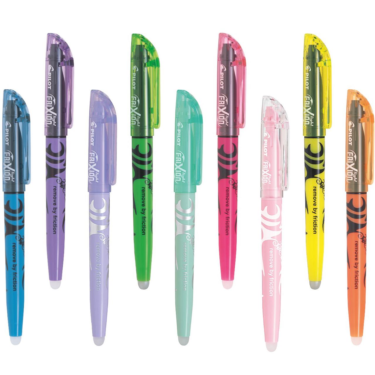 PILOT Överstrykningspenna Frixion Light 3,3mm, snedskuren spets med suddgummi, gul | Kontorsmaterial - Pennor - Överstrykningspennor | Kontorsexperten