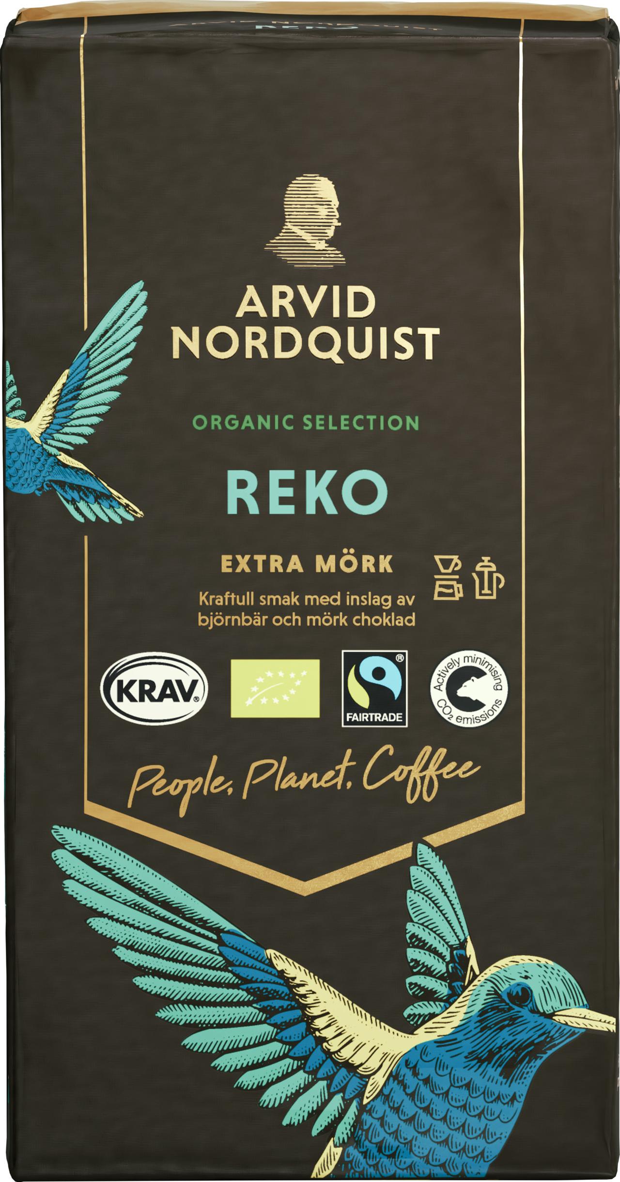 ARVID NORDQUIST Kaffe Reko mörkrostat 450g | Kök och servering - Kaffe och te - Bryggkaffe | Kontorsexperten