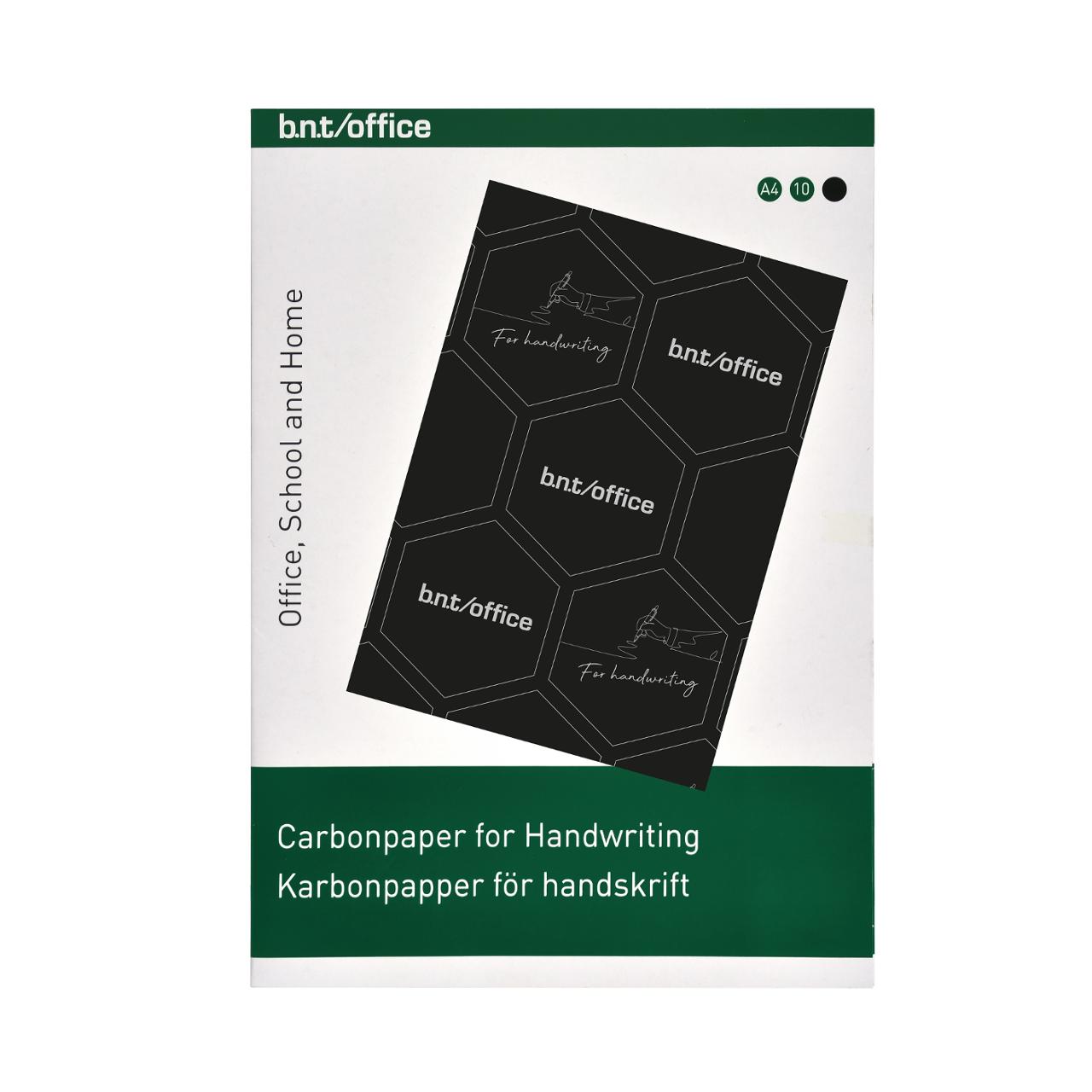 Karbonpapper BNT A4 svart 10/fp | Kontorspapper - Specialpapper - Karbonbpapper | Kontorsexperten