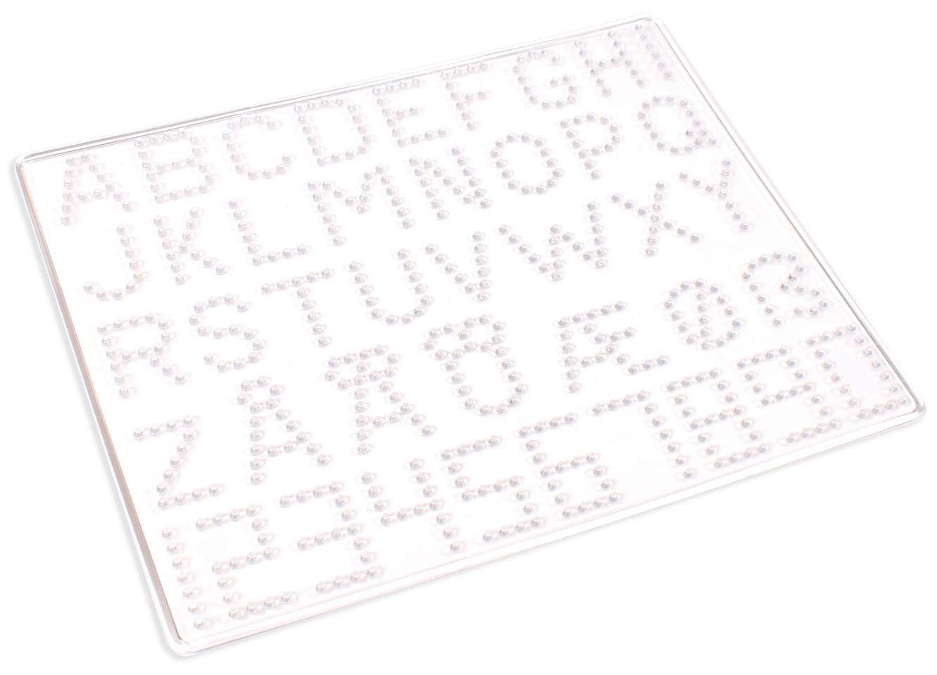 PLAYBOX Pärlplatta ABC/siffror 5/fp | Skola och förskola - Hobbymaterial - Nabbipärlor - Rörpärlor | Kontorsexperten