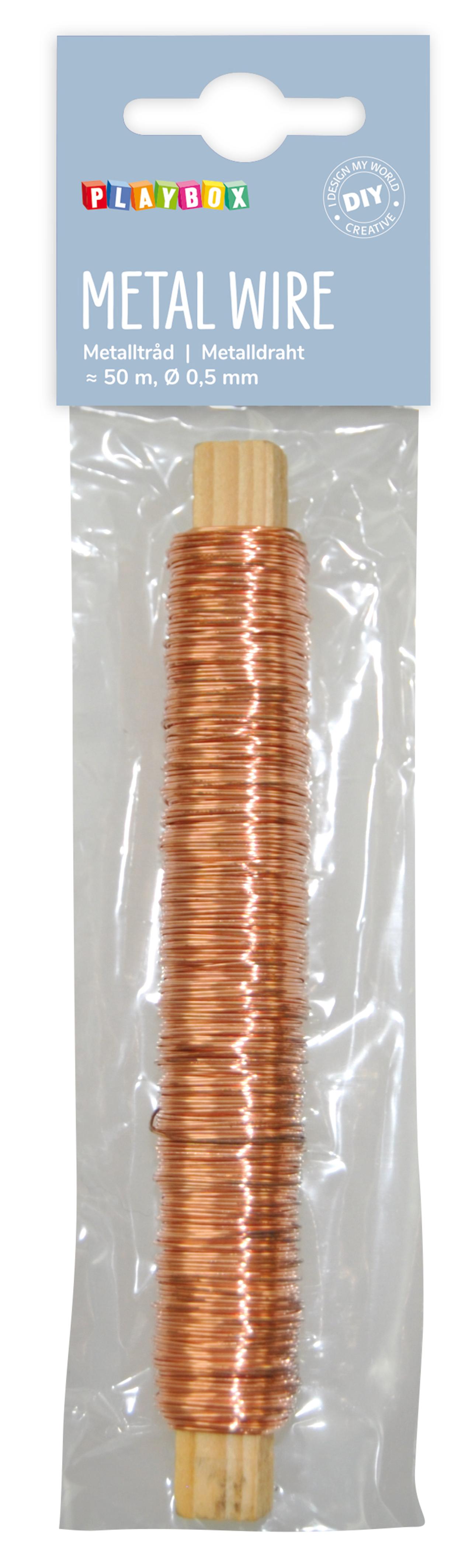 Ståltrådsrulle, stark, flexibel, 0,7 mm, 30 m | Skola och förskola - Hobbymaterial - Tråd, snöre och snodd | Kontorsexperten