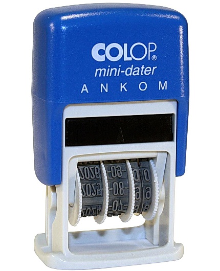 COLOP Stämpel datum Printer 160 Text: Ankom | Kontorsmaterial - Till skrivbordet - Stämplar | Kontorsexperten