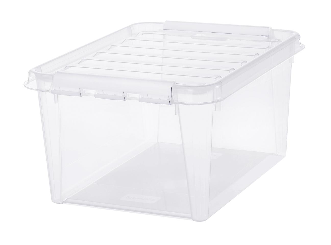 SMARTSTORE Förvaringslåda Classic transparent 31L | Skolmöbler och inredning - Förvaringsmöbler - Backar, boxar och korgar | Kontorsexperten