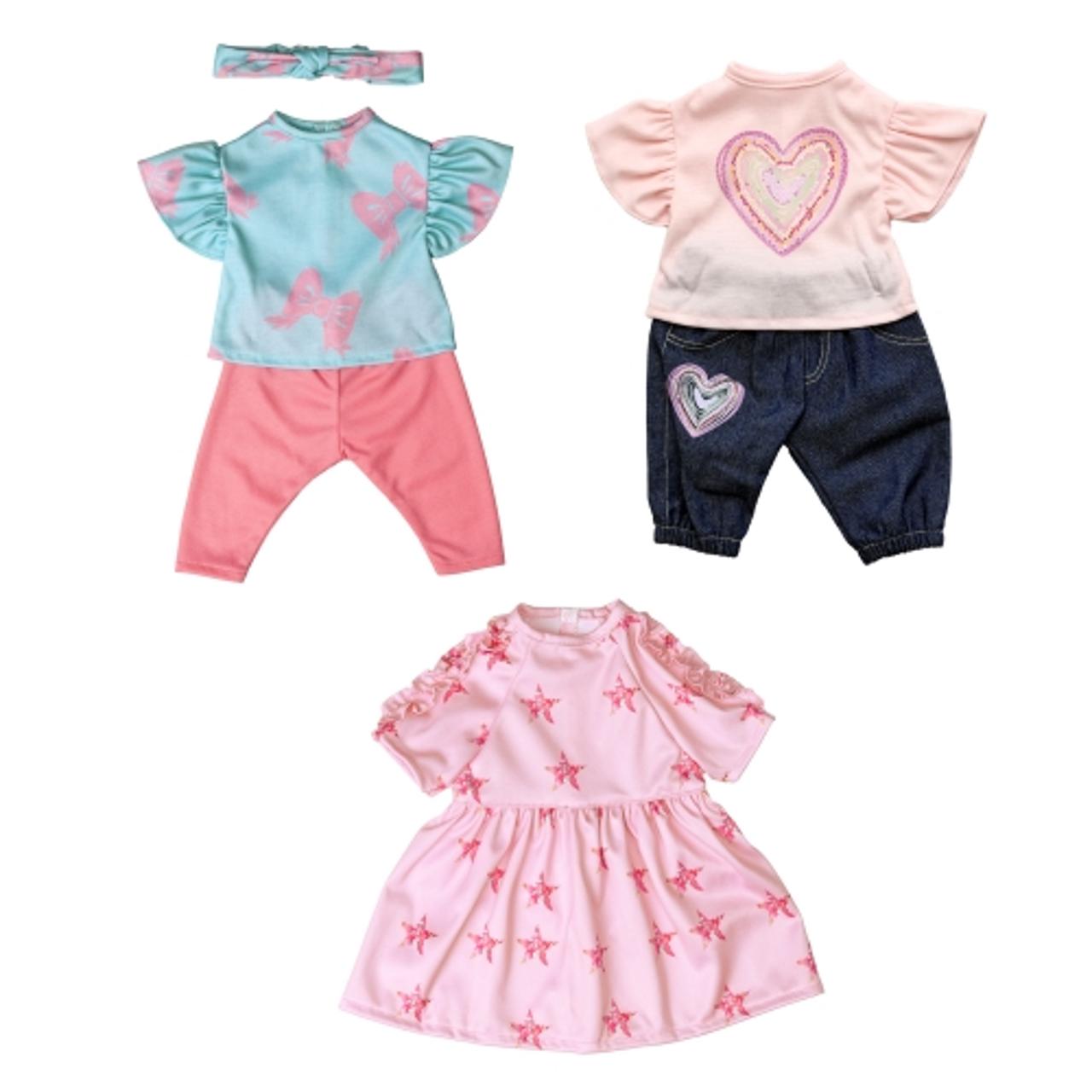 Dockkläder 42-48cm 3/fp | Skola och förskola - Lekmaterial - Dockvagnar och docktillbehör | Kontorsexperten