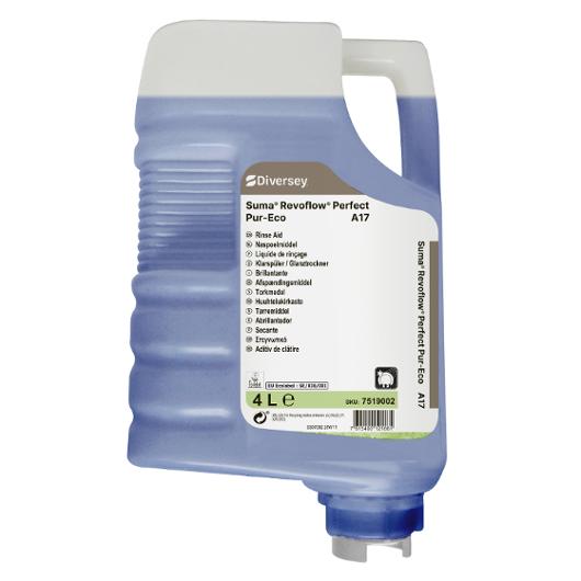 DIVERSEY Torkmedel Revoflow A17 4L 3/fp | Städ och hygien - Diskrengöring - Torkmedel och sköljmedel | Kontorsexperten