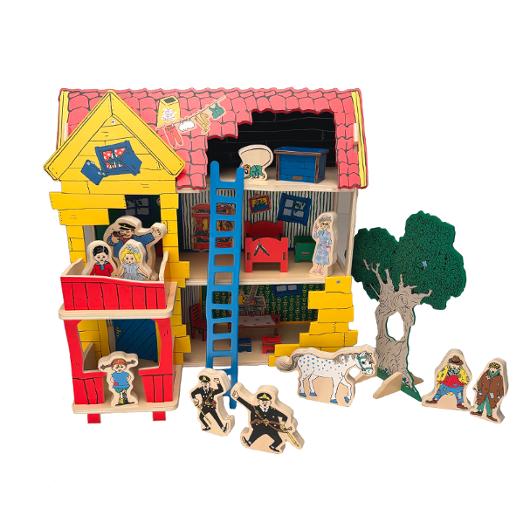 Alternativ bild 0 för Pippi Villa Villekulla dukkehus