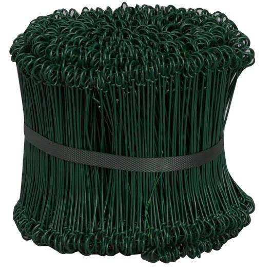 ABENA Säcktråd plastad grön 15cm ø1,4mm 1000/fp | Emballage och lagerutrustning - Packband och buntband - Förslutningsverktyg | Kontorsexperten