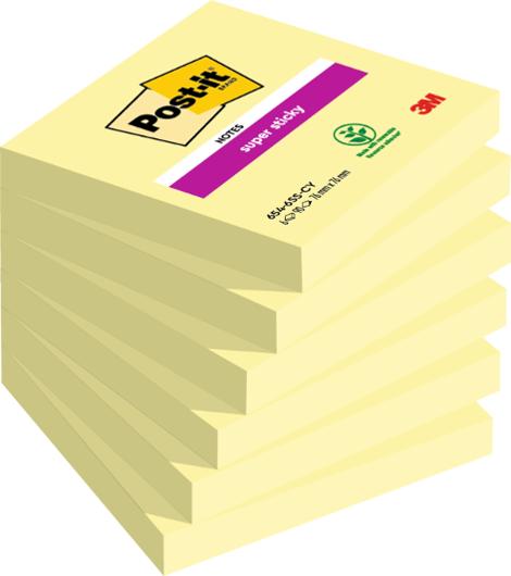POST-IT Notes Super Sticky 76X76 gul | Kontorsmaterial - Notes och Post-It - Notes - Extra sticky | Kontorsexperten