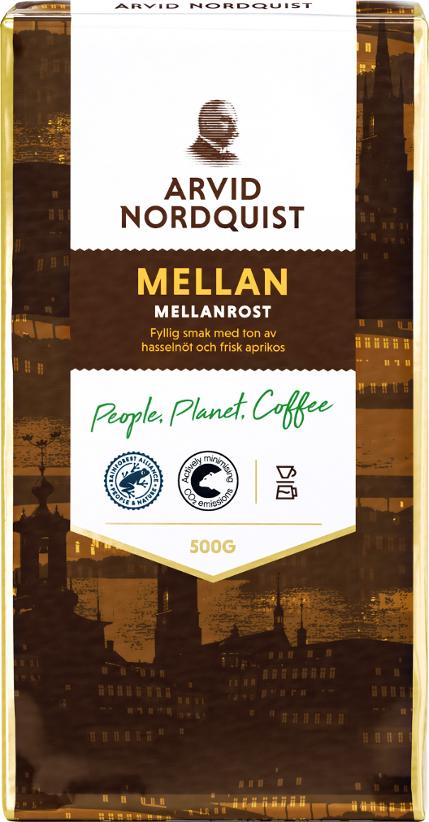 ARVID NORDQUIST Kaffe Mellanrost 500g | Kök och servering - Kaffe och te - Bryggkaffe | Kontorsexperten