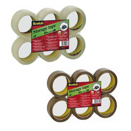 SCOTCH Packtejp 309 PP 50mmx66m klar | Emballage och lagerutrustning - Packtejper - Packtejp PP | Kontorsexperten