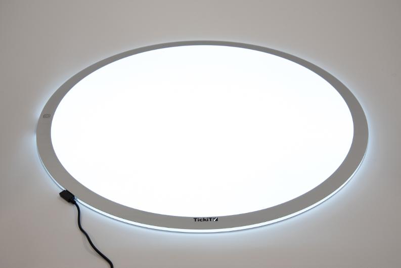 Ljusbord Science Rund 60cm LED | Skola och förskola - Klassrummet / Lära - Sensoriska produkter | Kontorsexperten