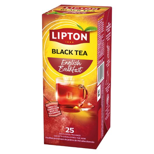 LIPTON Te English Breakfast, svart, 25 inslagna tepåsar 25/fp | Kök och servering - Kaffe och te - Te | Kontorsexperten