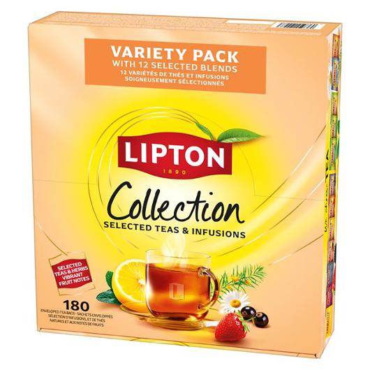 LIPTON Te Sortimentslåda 12 smaker 180/fp | Kök och servering - Kaffe och te - Te | Kontorsexperten
