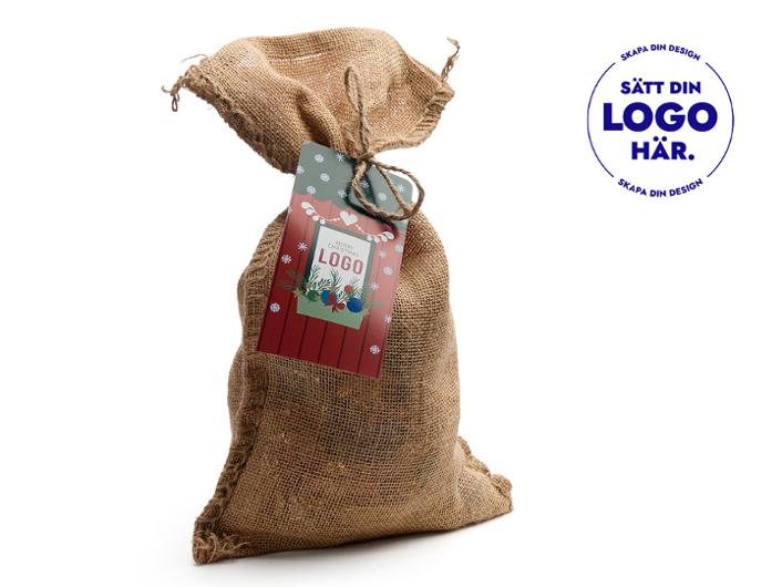 Julsäck 1 kg Julskum - egen hälsning | Profilsortiment - Julprodukter - Julprodukter | Kontorsexperten