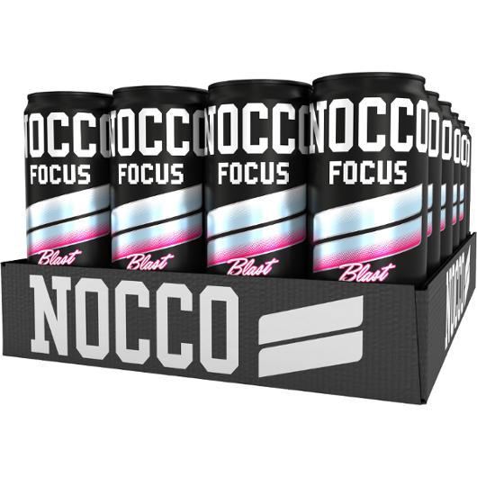 NOCCO Energidryck Focus 3 Raspberry Blast  33cl