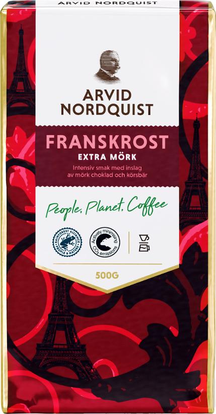 ARVID NORDQUIST Kaffe Franskrost 500g | Kök och servering - Kaffe och te - Bryggkaffe | Kontorsexperten