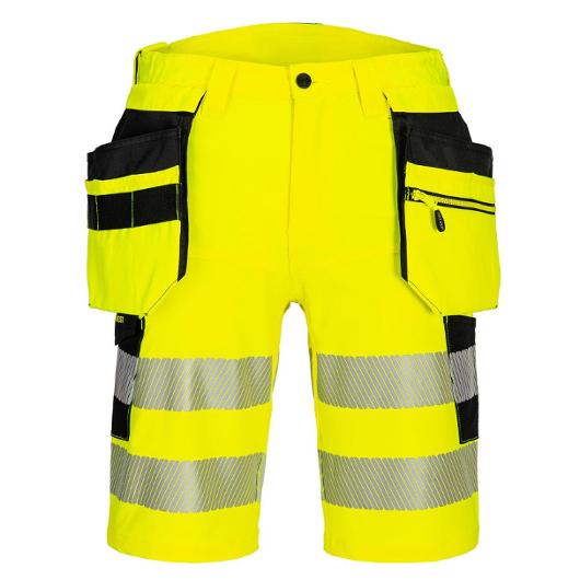 PORTWEST® Hantverksshorts DX446 gul varsel kl2 c46 | Arbetskläder - Varselkläder - Övriga varselkläder | Kontorsexperten