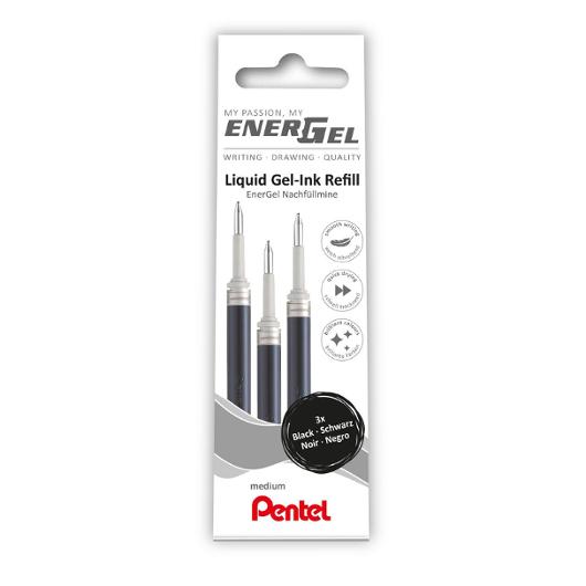 PENTEL Refill EnerGel LR7 0,7 svart 3/fp | Kontorsmaterial - Pennor - Pennpatroner | Kontorsexperten