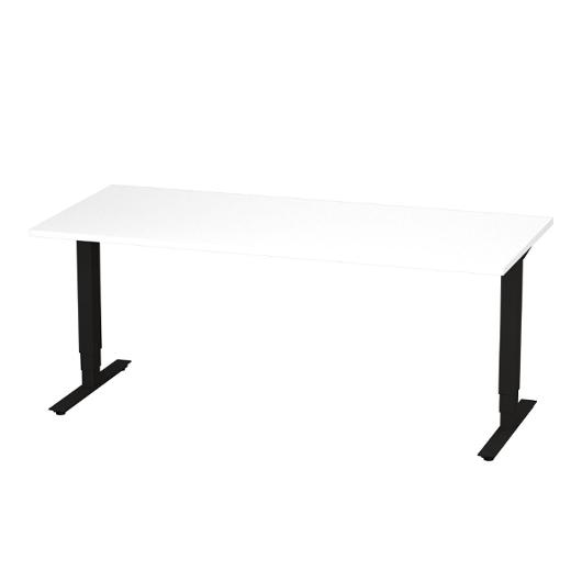 deNord Design Bord höj/sänk Pro 1800x800 vit/svart | Kontorsmöbler och inredning - Bord och hurtsar - Skrivbord - Höj/sänkbar | Kontorsexperten