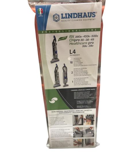 LINDHAUS Dammsugarpåse rx450e 10/fp | Städ och hygien - Dammsugare - Dammsugarpåsar | Kontorsexperten