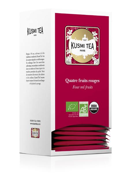 KUSMI Te Eko Four red fruits 25/fp | Kök och servering - Kaffe och te - Te | Kontorsexperten