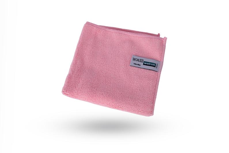 WETROK Microfiberduk 32cm röd 10/fp | Städ och hygien - Städdukar och diskdukar - Städdukar - Mikro | Kontorsexperten