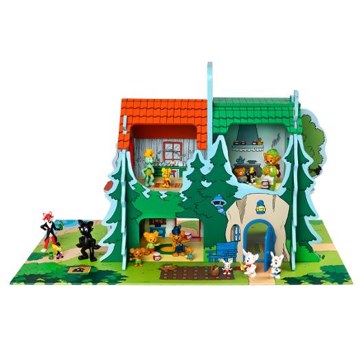 Bamsebyn med lekplatta | Skola och förskola - Lekmaterial - Förskolelek | Kontorsexperten