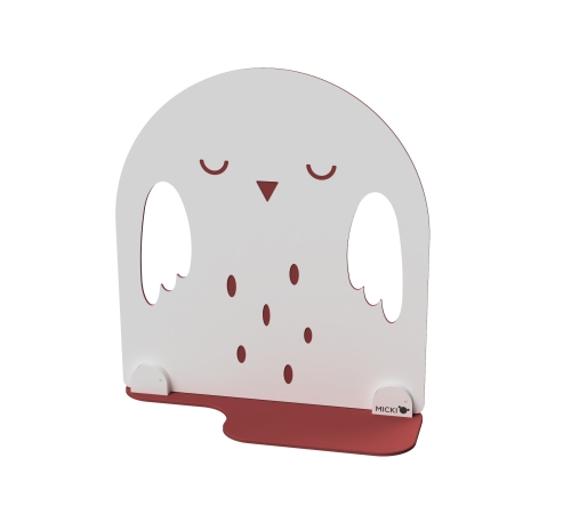 MICKI Lekskärm röd uggla | Skolmöbler och inredning - Lekmöbler - Kreativ inredning | Kontorsexperten