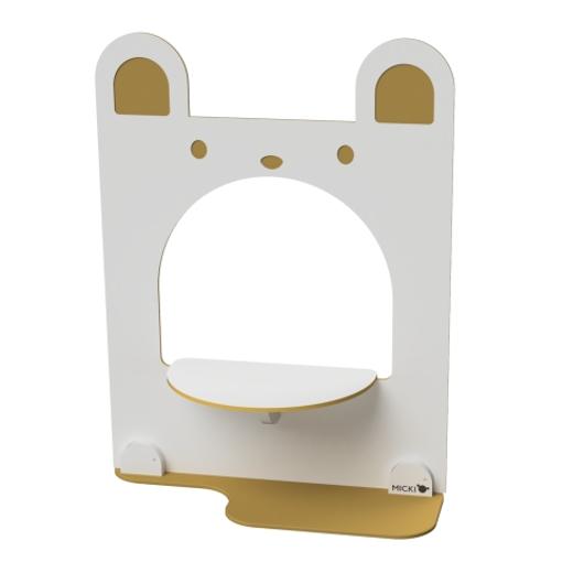 MICKI Lekskärm gul björn | Skolmöbler och inredning - Lekmöbler - Kreativ inredning | Kontorsexperten