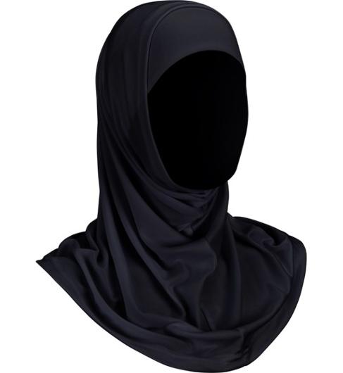 HEJCO Huvudbonad Enya tvådelad svart | Arbetskläder - Accessoarer - Övriga accessoarer | Kontorsexperten