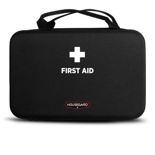 HOUSEGARD Första Hjälpen-väska Premium | Skyddsutrustning - Första Hjälpen - Väskor lådor och kit | Kontorsexperten