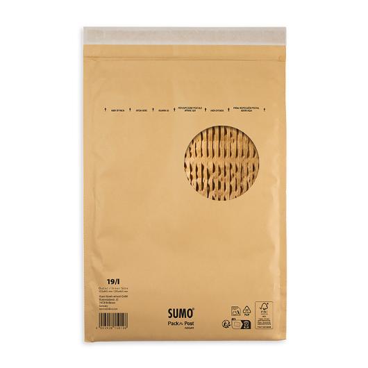 SUMO Påse vadderad 295x445mm brun 100/fp | Emballage och lagerutrustning - Kuvert och postemballage - Bubbelpåsar | Kontorsexperten